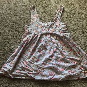 Vintage Lavender Babydoll Dress - Pink Floral